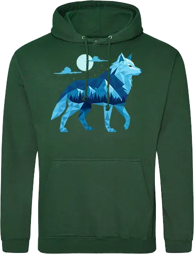 Geometric Arctic Wolf