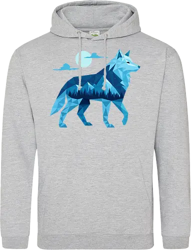 Geometric Arctic Wolf