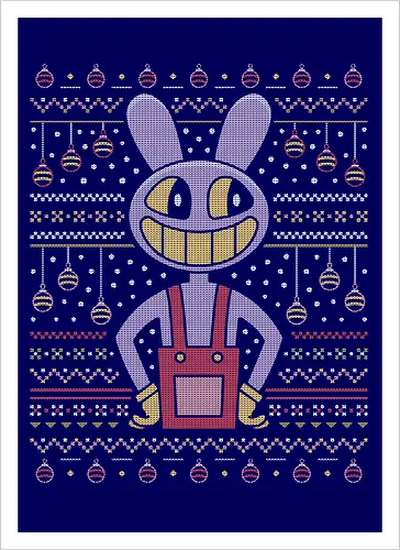 Jax Purple Rabbit Ugly Sweater
