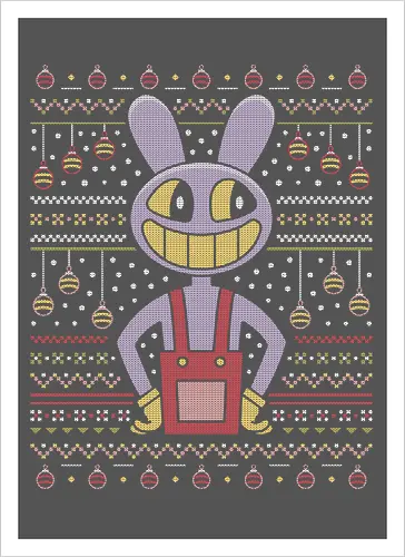 Jax Purple Rabbit Ugly Sweater
