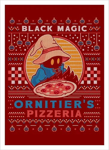 Ornitier Pizzeria Ugly Sweater