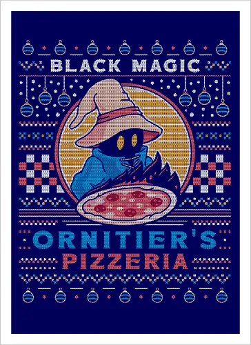 Ornitier Pizzeria Ugly Sweater