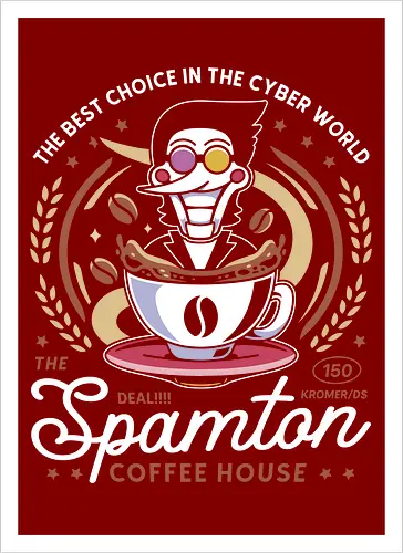 Spamton Coffee Emblem
