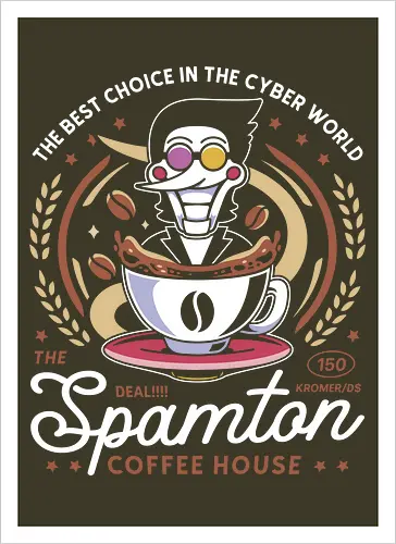 Spamton Coffee Emblem