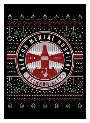 Beacon Mental Hospital Ugly Sweater