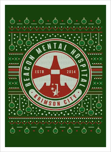 Beacon Mental Hospital Ugly Sweater