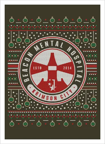 Beacon Mental Hospital Ugly Sweater