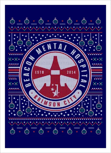 Beacon Mental Hospital Ugly Sweater