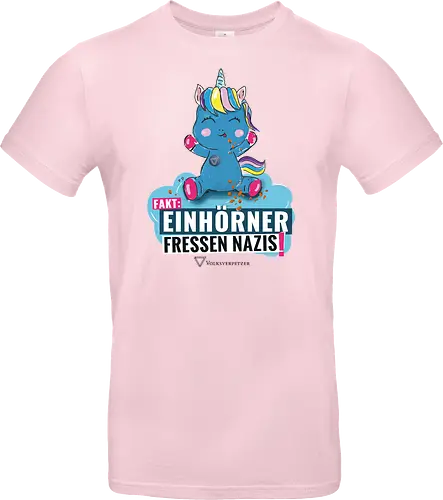 Einhorn - schwarz - Standard T-Shirt