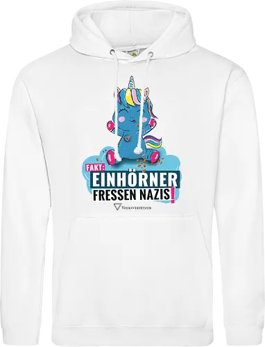 Einhorn - schwarz - Standard Hoodie