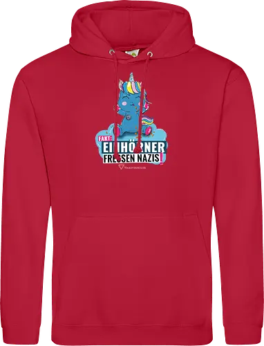 Einhorn - weiß - Standard Hoodie