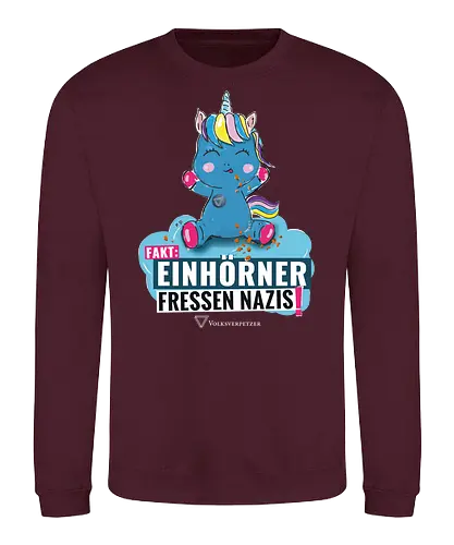Einhorn - weiß - Sweatshirt