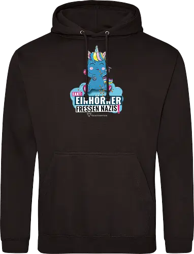 Einhorn - weiß - Standard Hoodie