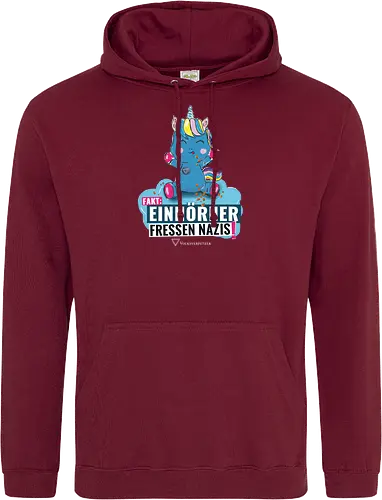 Einhorn - weiß - Standard Hoodie
