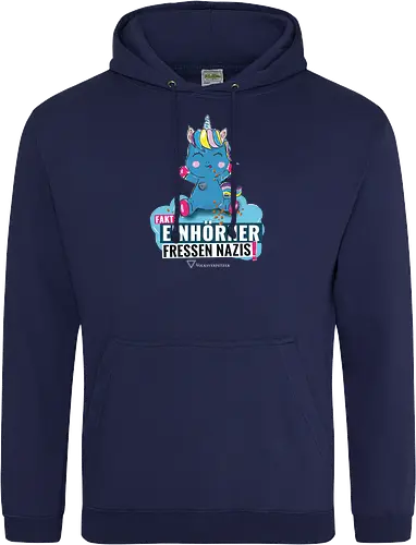 Einhorn - weiß - Standard Hoodie