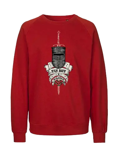 Tis but a scratch Ye Olde English - monty python and the holy grail, holy grail, black knight, Cleese, King Arthur, olde, England, medieval, Monty Python, rose, tattoo - Fairtrade Sweatshirt
