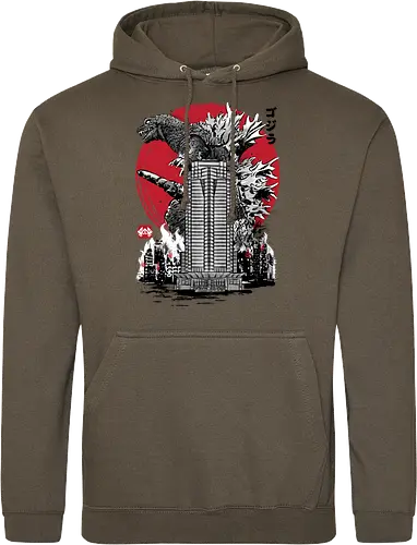 Classic kaiju attack on Nakatomi plaza