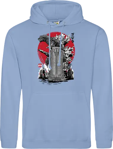 Classic kaiju attack on Nakatomi plaza