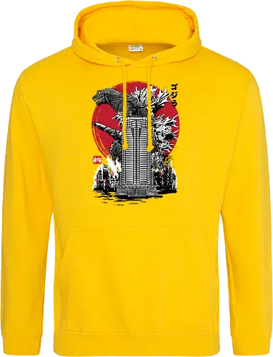 Classic kaiju attack on Nakatomi plaza