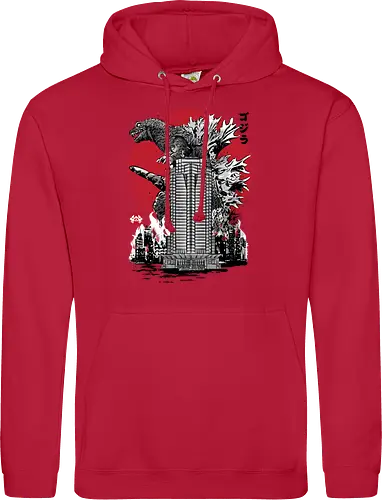 Classic kaiju attack on Nakatomi plaza