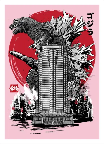 Classic kaiju attack on Nakatomi plaza