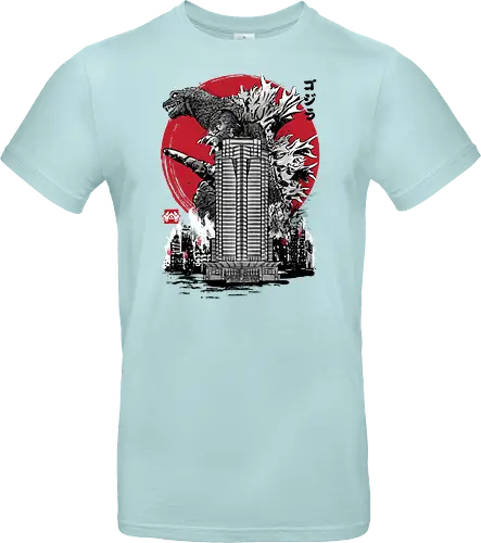 Classic kaiju attack on Nakatomi plaza