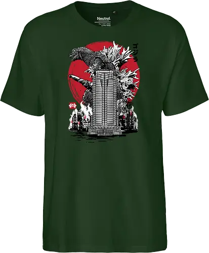 Classic kaiju attack on Nakatomi plaza