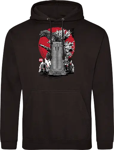 Classic kaiju attack on Nakatomi plaza