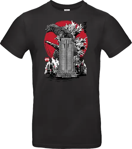 Classic kaiju attack on Nakatomi plaza