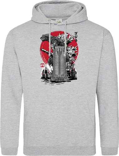 Classic kaiju attack on Nakatomi plaza