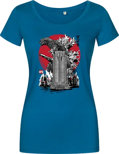 Classic kaiju attack on Nakatomi plaza