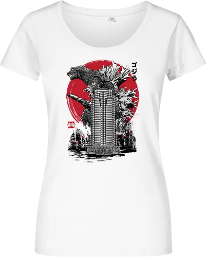 Classic kaiju attack on Nakatomi plaza