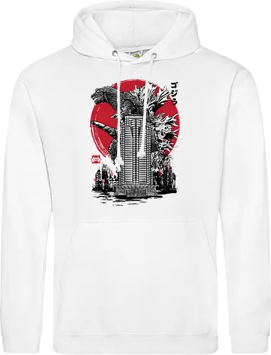 Classic kaiju attack on Nakatomi plaza