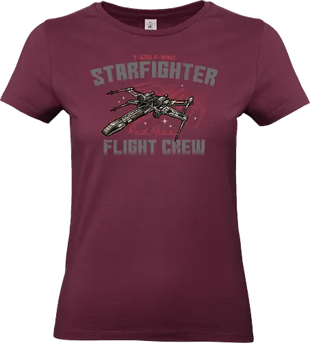 Red Five Flight Crew - Film, movie, galactic, galaxy, science fiction, sci-fi, space - Standard T-Shirt (Frauen)