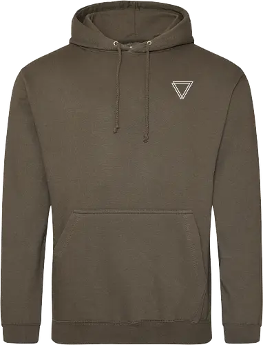 Einhorn - Backprint (weiß) - Standard Hoodie
