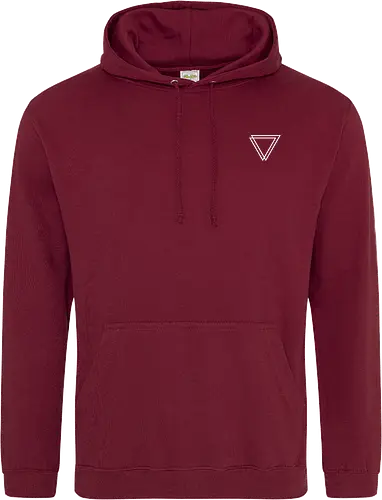 Einhorn - Backprint (weiß) - Standard Hoodie
