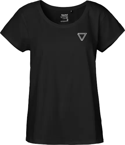 Einhorn - Backprint (weiß) - Fairtrade Girl Shirt