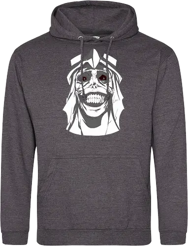  Smiling Statue of Fear - Solo Leveling, God Statue, D-Rank Dungeon, manhwa, anime, fear, sinister smile, haunting, Jinwoo, antagonist, fan art, t-shirt design, art print, cool graphic, dark fantasy, iconic monster - Standard Hoodie