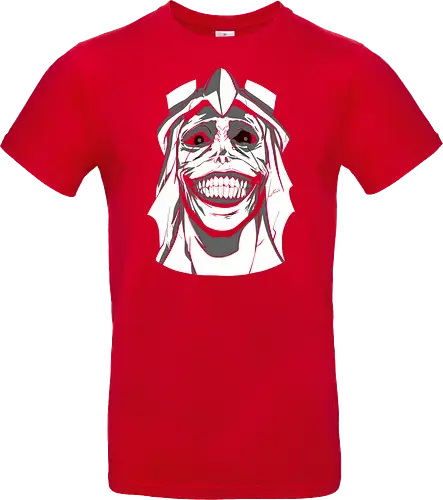  Smiling Statue of Fear - Solo Leveling, God Statue, D-Rank Dungeon, manhwa, anime, fear, sinister smile, haunting, Jinwoo, antagonist, fan art, t-shirt design, art print, cool graphic, dark fantasy, iconic monster - Standard T-Shirt
