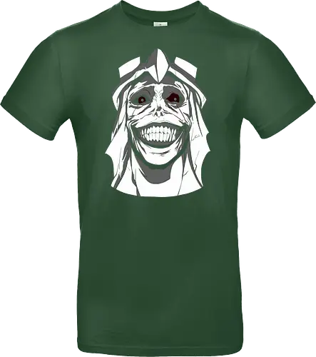  Smiling Statue of Fear - Solo Leveling, God Statue, D-Rank Dungeon, manhwa, anime, fear, sinister smile, haunting, Jinwoo, antagonist, fan art, t-shirt design, art print, cool graphic, dark fantasy, iconic monster - Standard T-Shirt