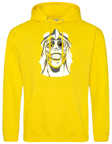  Smiling Statue of Fear - Solo Leveling, God Statue, D-Rank Dungeon, manhwa, anime, fear, sinister smile, haunting, Jinwoo, antagonist, fan art, t-shirt design, art print, cool graphic, dark fantasy, iconic monster - Standard Hoodie