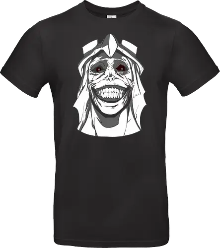  Smiling Statue of Fear - Solo Leveling, God Statue, D-Rank Dungeon, manhwa, anime, fear, sinister smile, haunting, Jinwoo, antagonist, fan art, t-shirt design, art print, cool graphic, dark fantasy, iconic monster - Standard T-Shirt