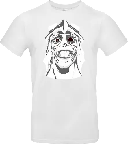  Smiling Statue of Fear - Solo Leveling, God Statue, D-Rank Dungeon, manhwa, anime, fear, sinister smile, haunting, Jinwoo, antagonist, fan art, t-shirt design, art print, cool graphic, dark fantasy, iconic monster - Standard T-Shirt