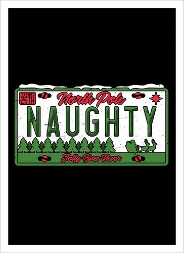 Christmas License Plate