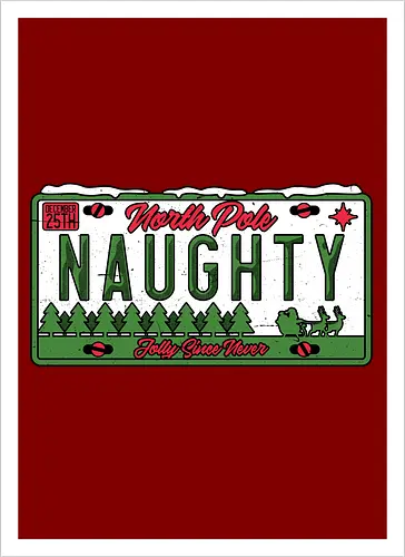 Christmas License Plate