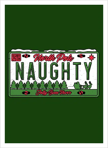 Christmas License Plate