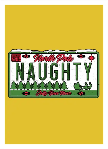 Christmas License Plate