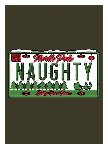 Christmas License Plate