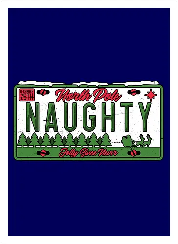 Christmas License Plate