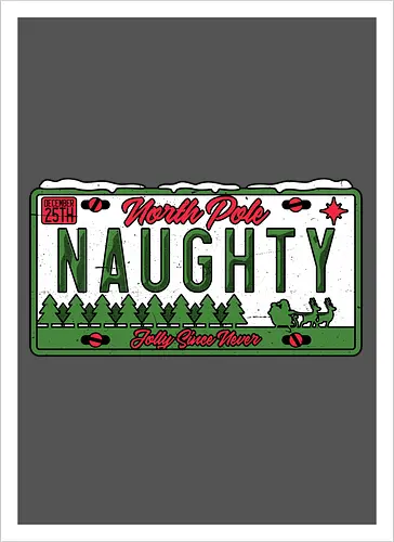Christmas License Plate